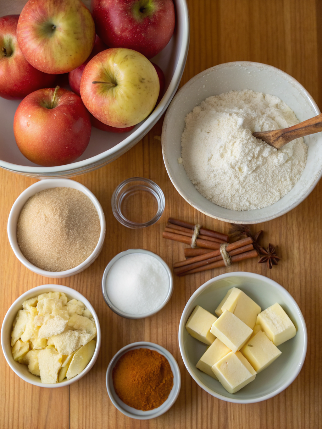 Apple Pie Recipe ingredients