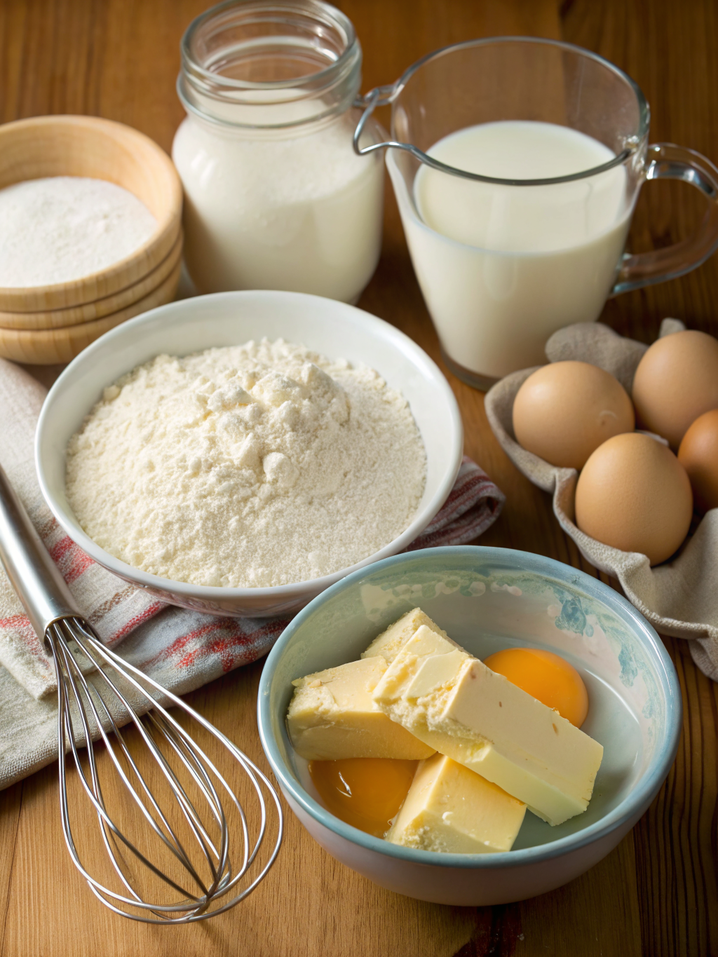 Homemade Pancakes Recipe ingredients