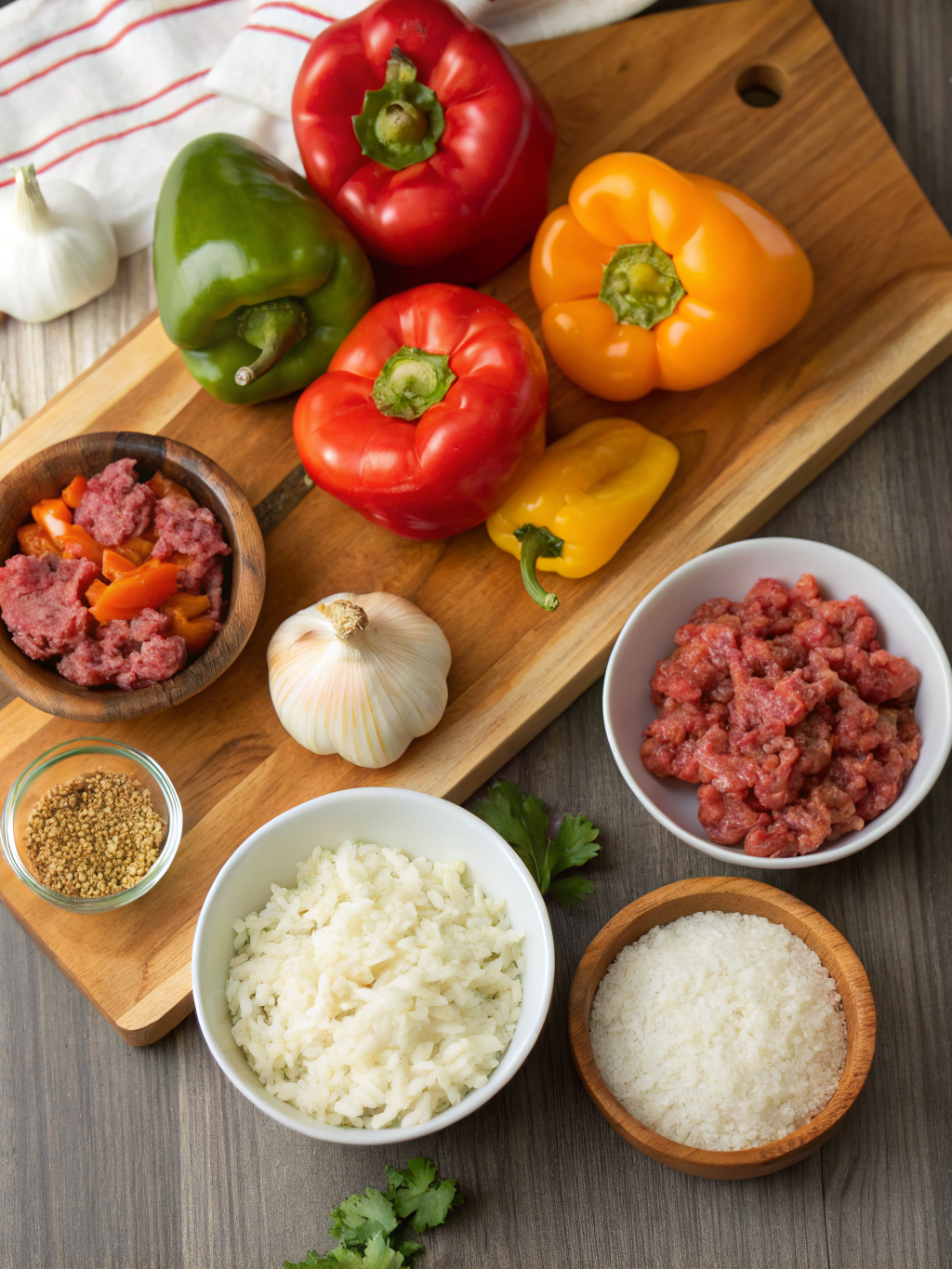 Stuffed Peppers ingredients