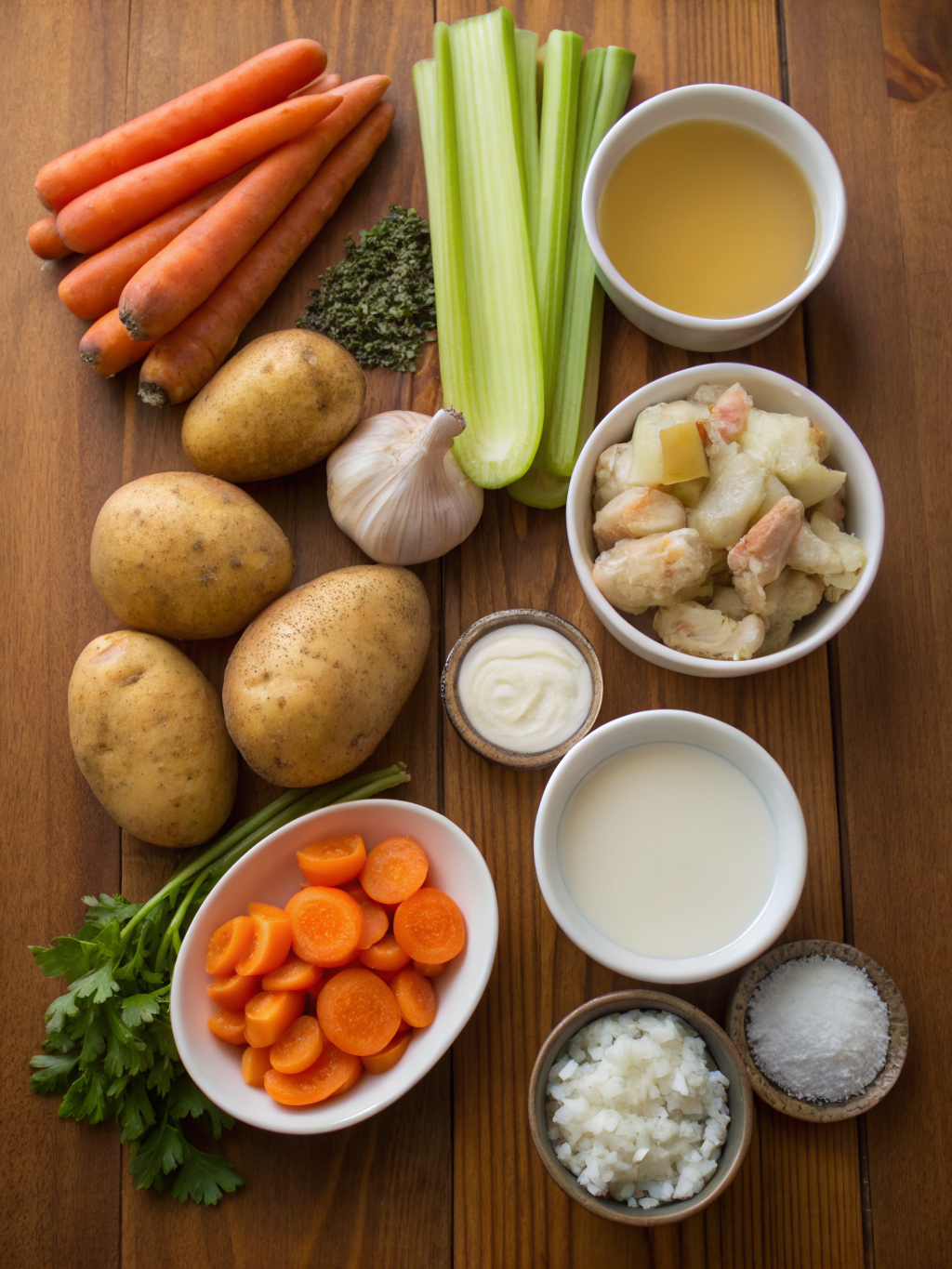 Potato Soup Recipe ingredients